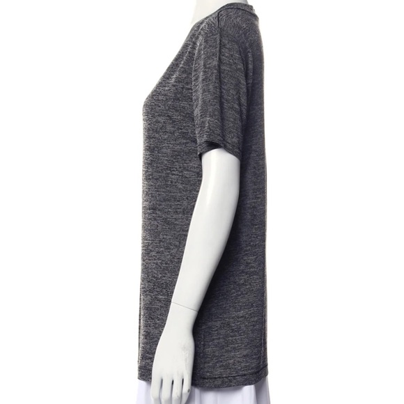 Rag & Bone thin soft v neck short-sleeved T-shirt - grey - size L - Picture 2 of 3